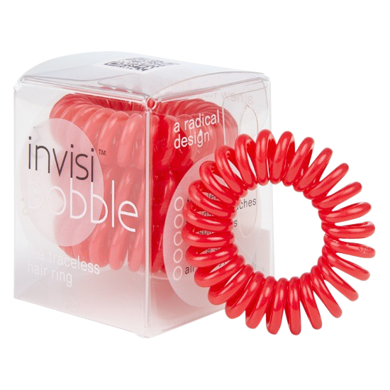 Køb Invisibobble Spiral-elastikker Raspberry Red 3 stk.