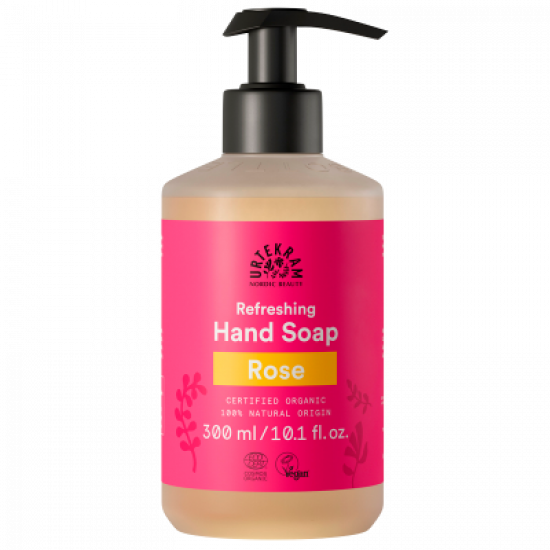 Køb Urtekram Rose Hand Soap 380 ml.