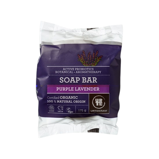 Køb Urtekram Purple Lavender Soap Bar 175 g.